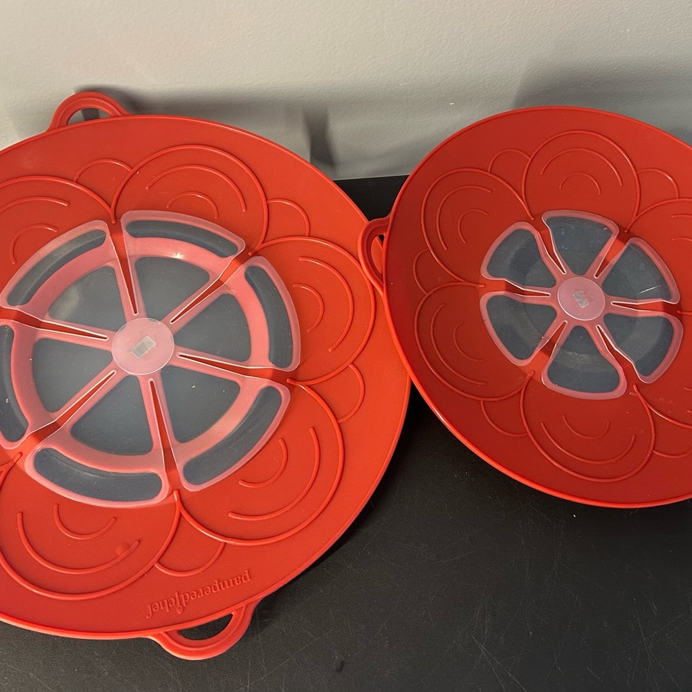 Pampered Chef Boil Over No-More Small & Large